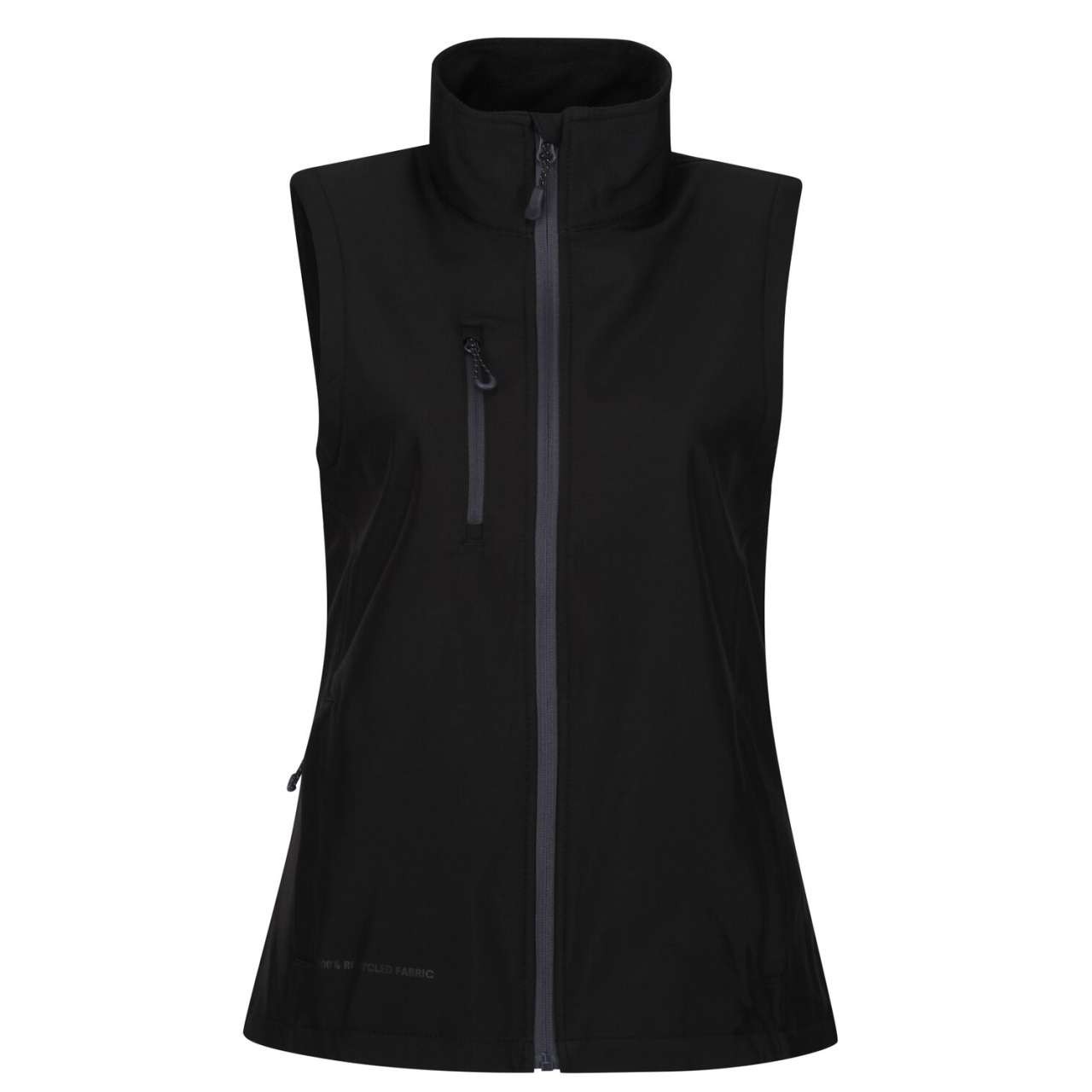 WOMEN'S HONESTLY MADE RECYCLED PRINTABLE SOFTSHELL BODYWARMER
