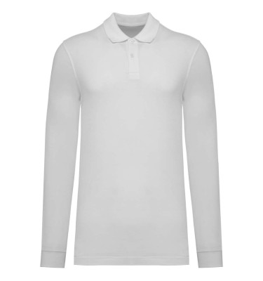 MEN’S ORGANIC 180 PIQUÉ POLO SHIRT LONG SLEEVES