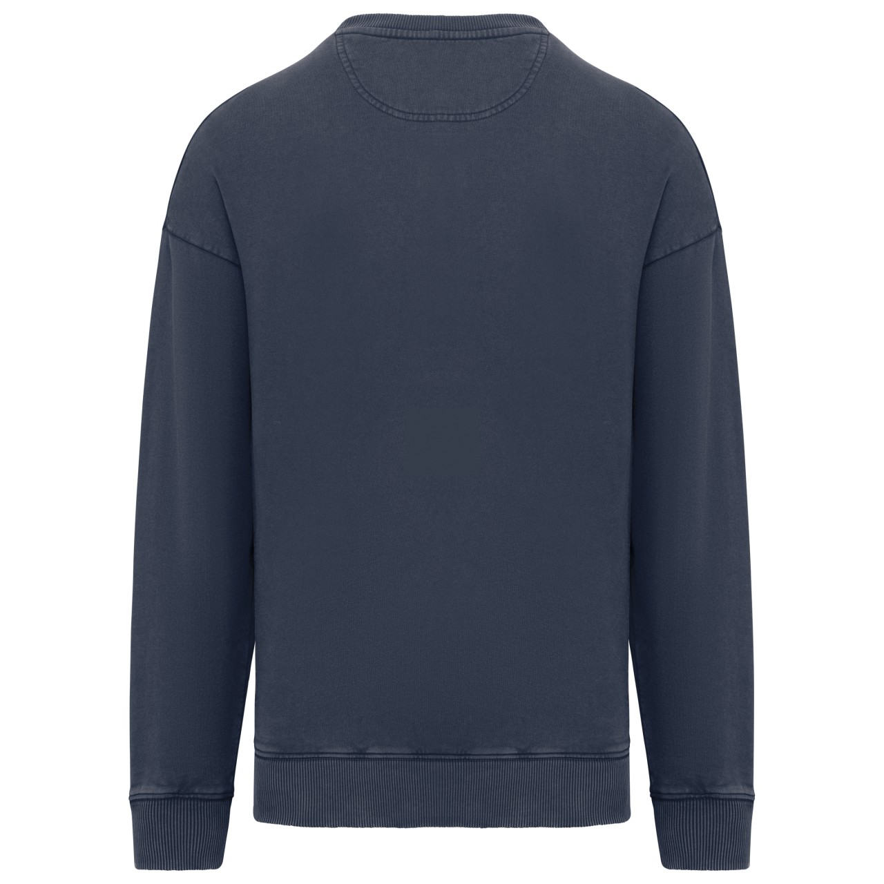 UNISEX WASHED EFFECT OVERSIZE ROUND NECK SWEATSHIRT