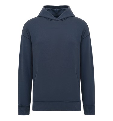 UNISEX WASHED EFFECT OVERSIZE HOODED SWEATSHIRT