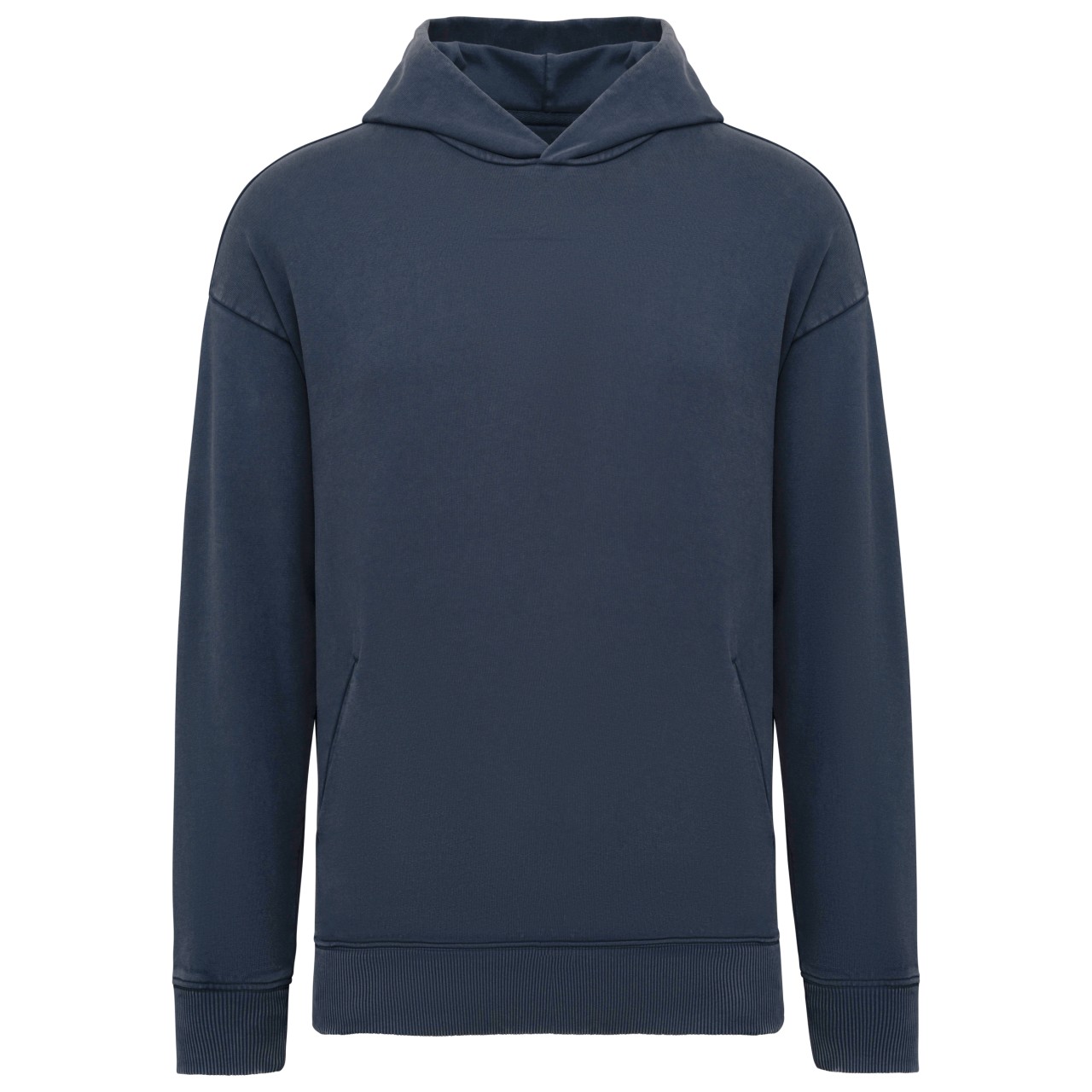 UNISEX WASHED EFFECT OVERSIZE HOODED SWEATSHIRT