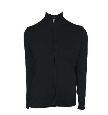 WOMEN’S FULL ZIP CARDIGAN FINE GAUGE COTTON