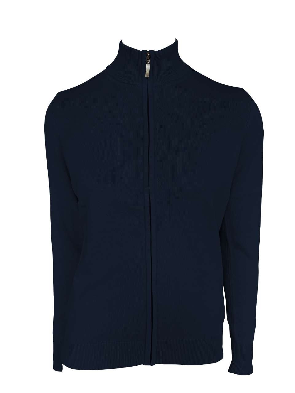 WOMEN’S FULL ZIP CARDIGAN FINE GAUGE COTTON