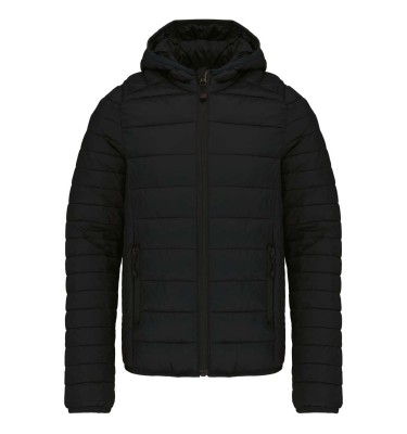 KIDS' LIGHTWEIGHT HOODED PADDED JACKET