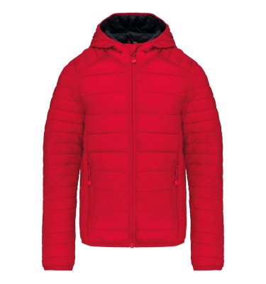 KIDS' LIGHTWEIGHT HOODED PADDED JACKET