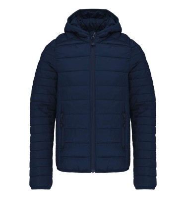 KIDS' LIGHTWEIGHT HOODED PADDED JACKET