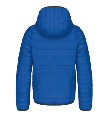 KIDS' LIGHTWEIGHT HOODED PADDED JACKET