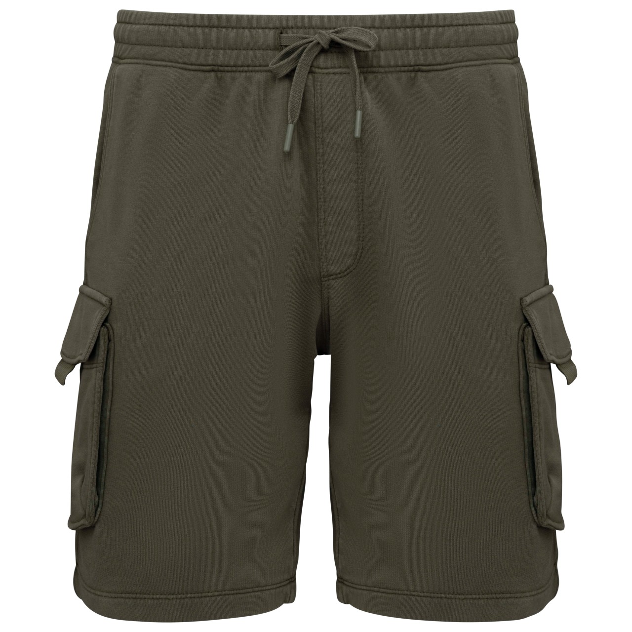 MEN’S FRENCH TERRY WASHED  EFFECT CARGO SHORTS