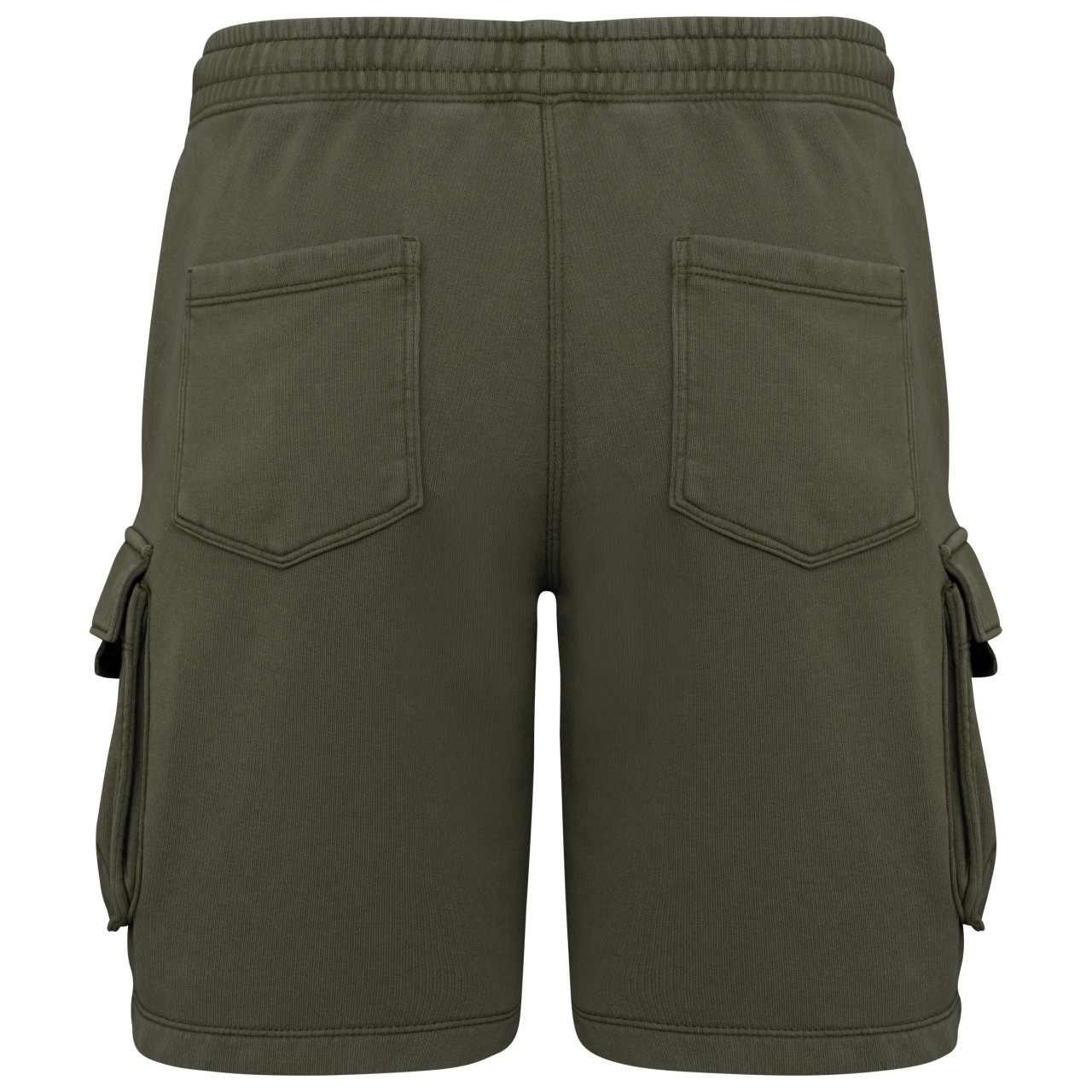 MEN’S FRENCH TERRY WASHED  EFFECT CARGO SHORTS
