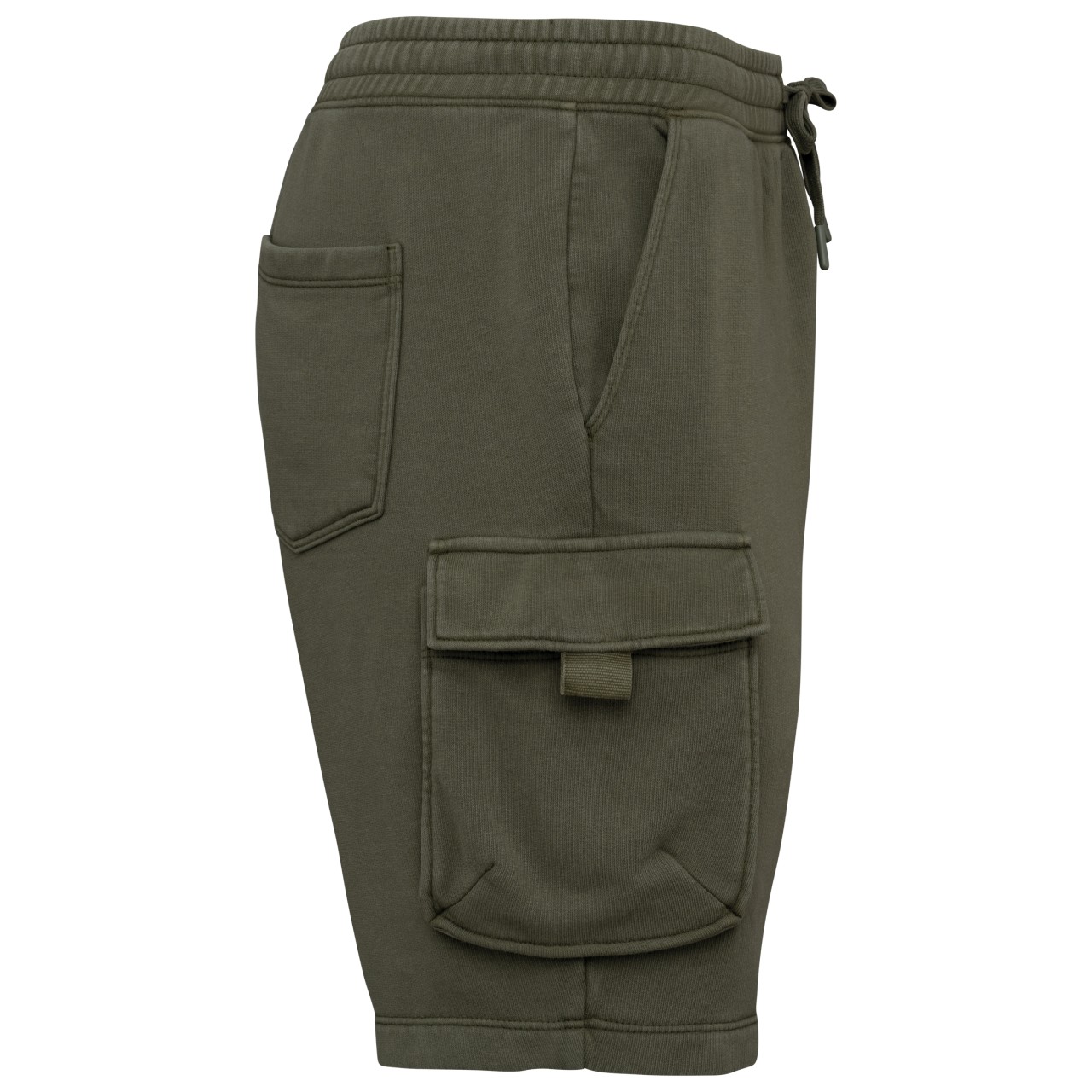 MEN’S FRENCH TERRY WASHED  EFFECT CARGO SHORTS