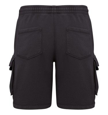 MEN’S FRENCH TERRY WASHED  EFFECT CARGO SHORTS