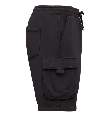 MEN’S FRENCH TERRY WASHED  EFFECT CARGO SHORTS
