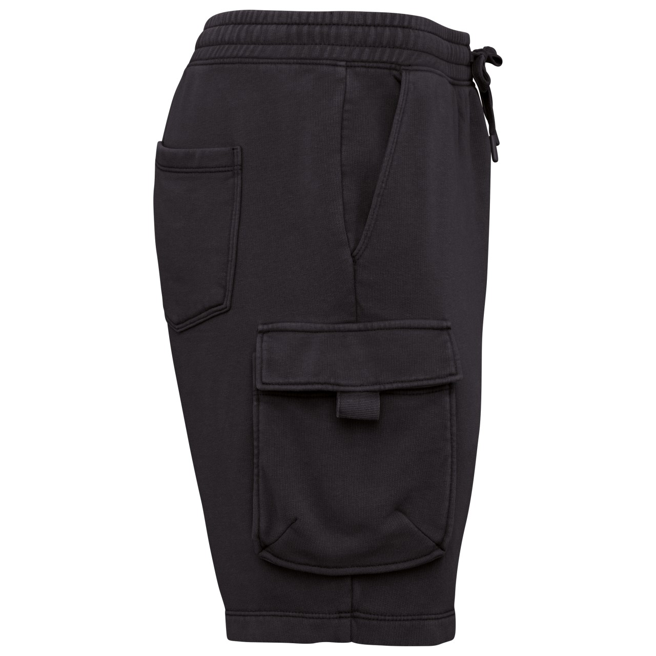 MEN’S FRENCH TERRY WASHED  EFFECT CARGO SHORTS