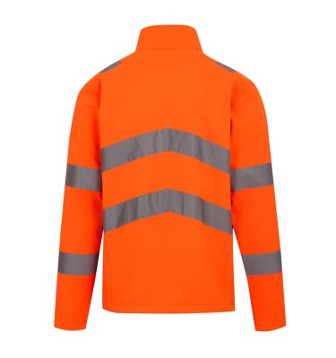 HI-VIS PRO CONTRACT ABLAZE 2 LAYER SOFTSHELL JACKET (CLASS 3)