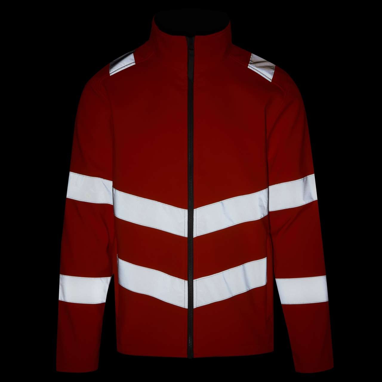 HI-VIS PRO CONTRACT ABLAZE 2 LAYER SOFTSHELL JACKET (CLASS 3)