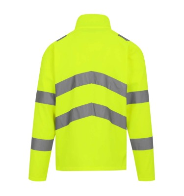 HI-VIS PRO CONTRACT ABLAZE 2 LAYER SOFTSHELL JACKET (CLASS 3)