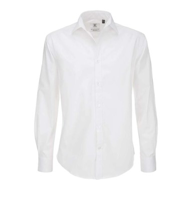 B&C BLACK TIE LSL /MEN