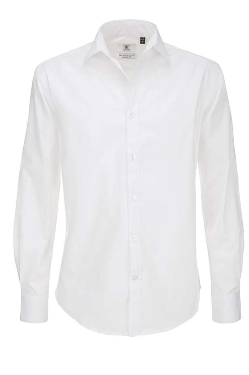 B&C BLACK TIE LSL /MEN