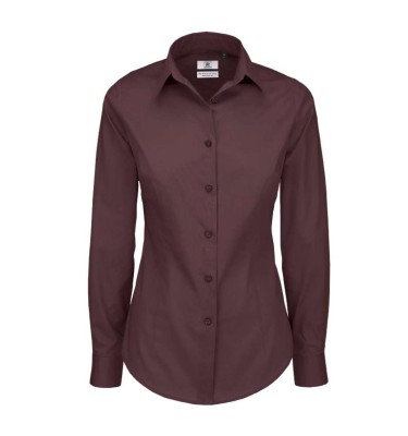 B&C BLACK TIE LSL /WOMEN