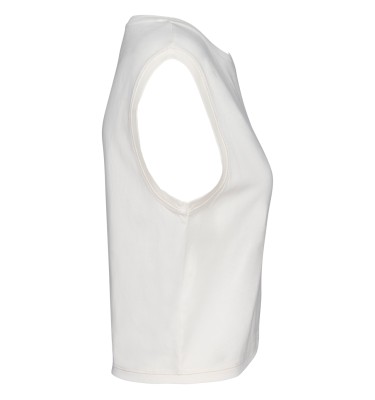 ECO-FRIENDLY LADIES’ SLEEVELESS CROP T-SHIRT