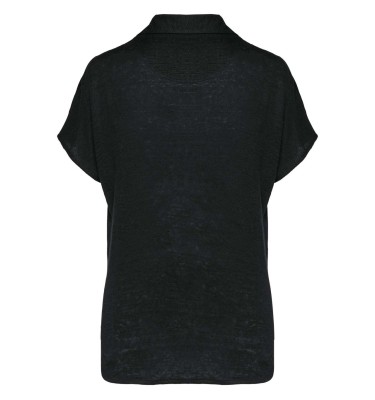 LADIES’ LINEN POLO SHIRT