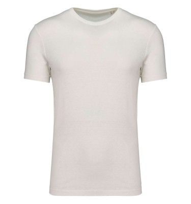 ECO-FRIENDLY  UNISEX ORGANIC COTTON AND LINEN T-SHIRT