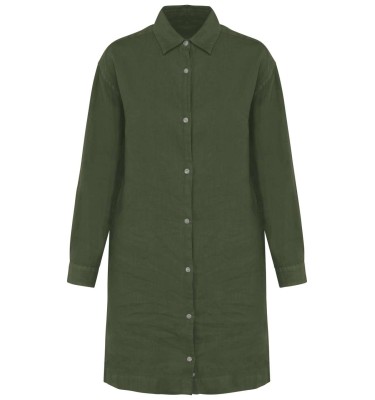 LADIES' LINEN DRESS SHIRT