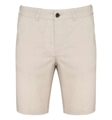 MEN'S LINEN BERMUDA