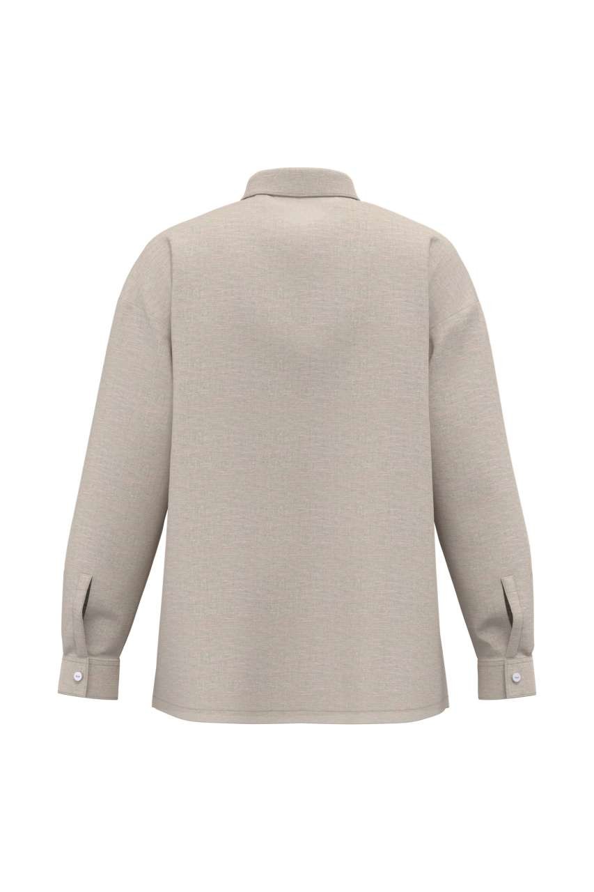 LADIES' OVERSIZE LINEN SHIRT