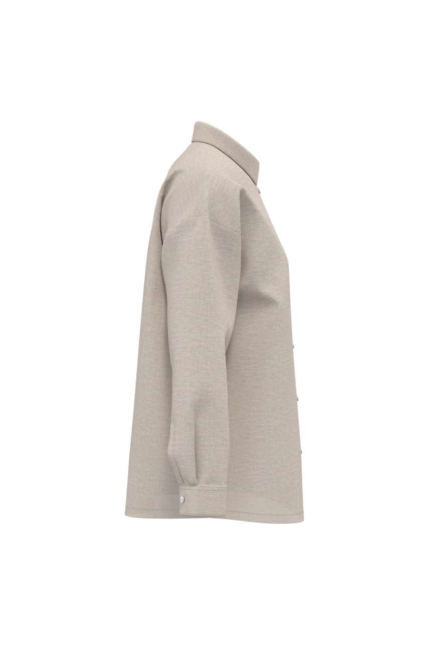 LADIES' OVERSIZE LINEN SHIRT