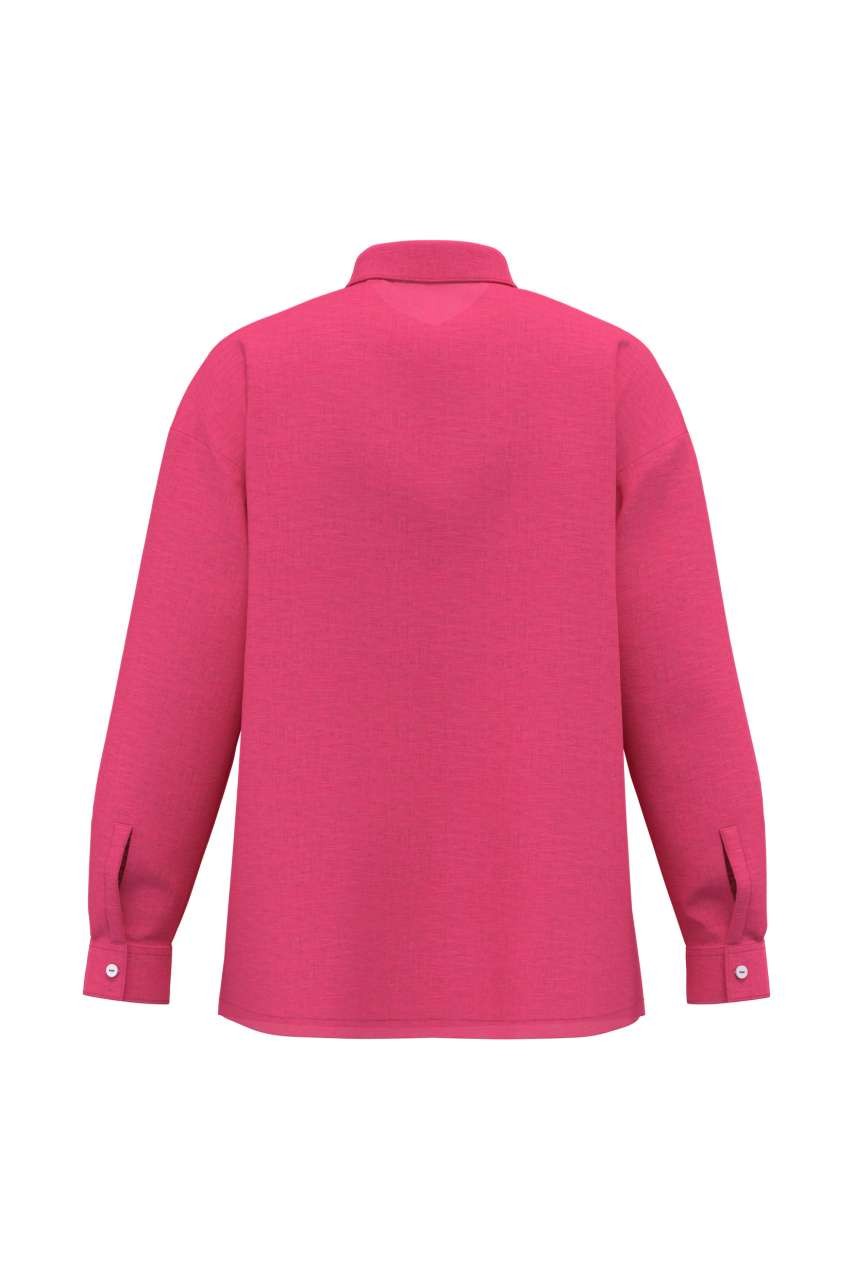 LADIES' OVERSIZE LINEN SHIRT