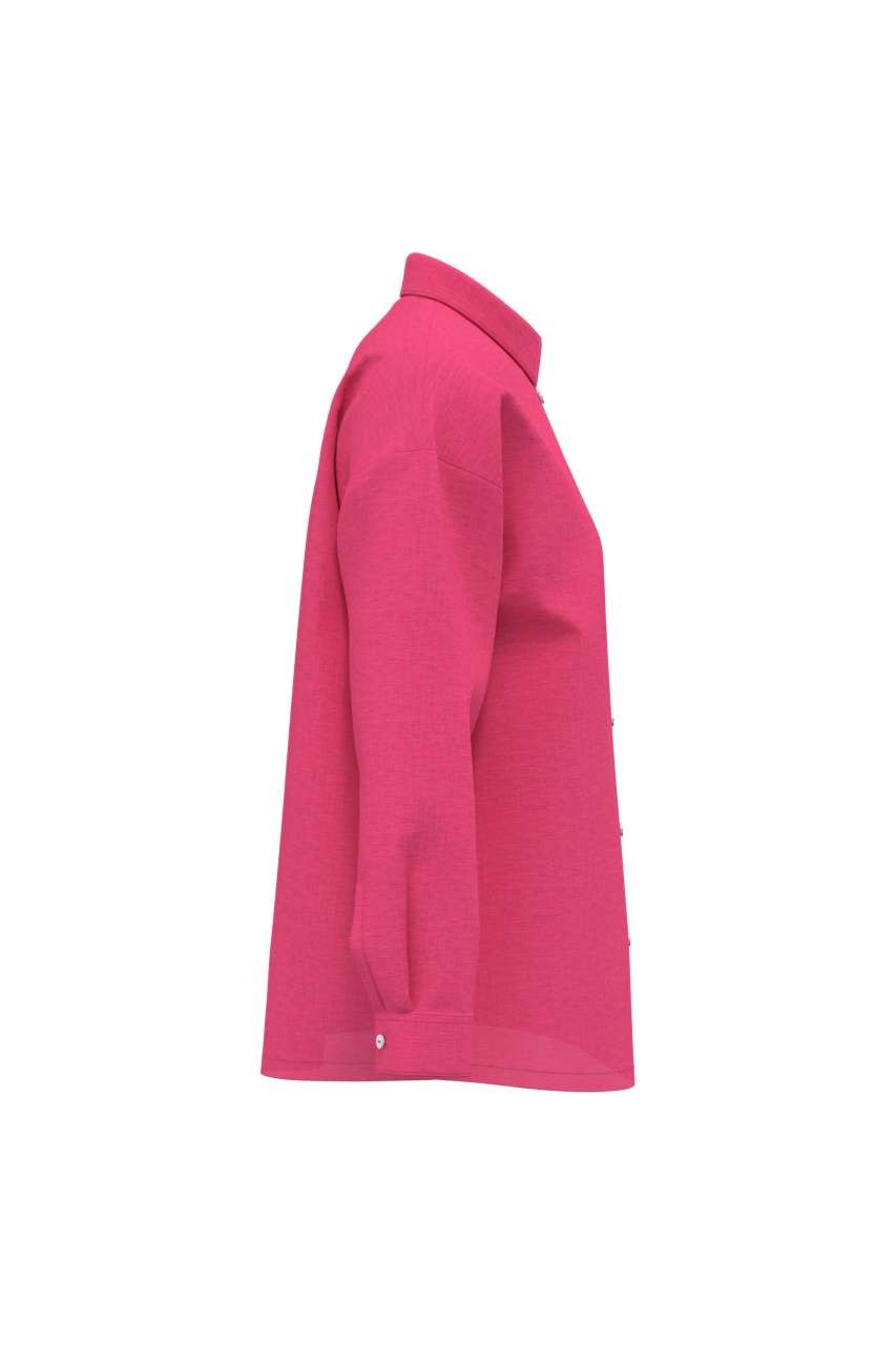 LADIES' OVERSIZE LINEN SHIRT
