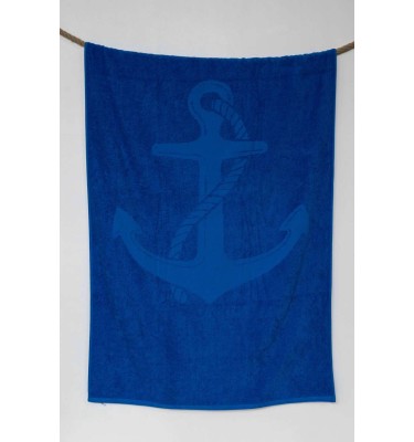 OLIMA „ANCHOR” JACQUARD BEACH TOWEL