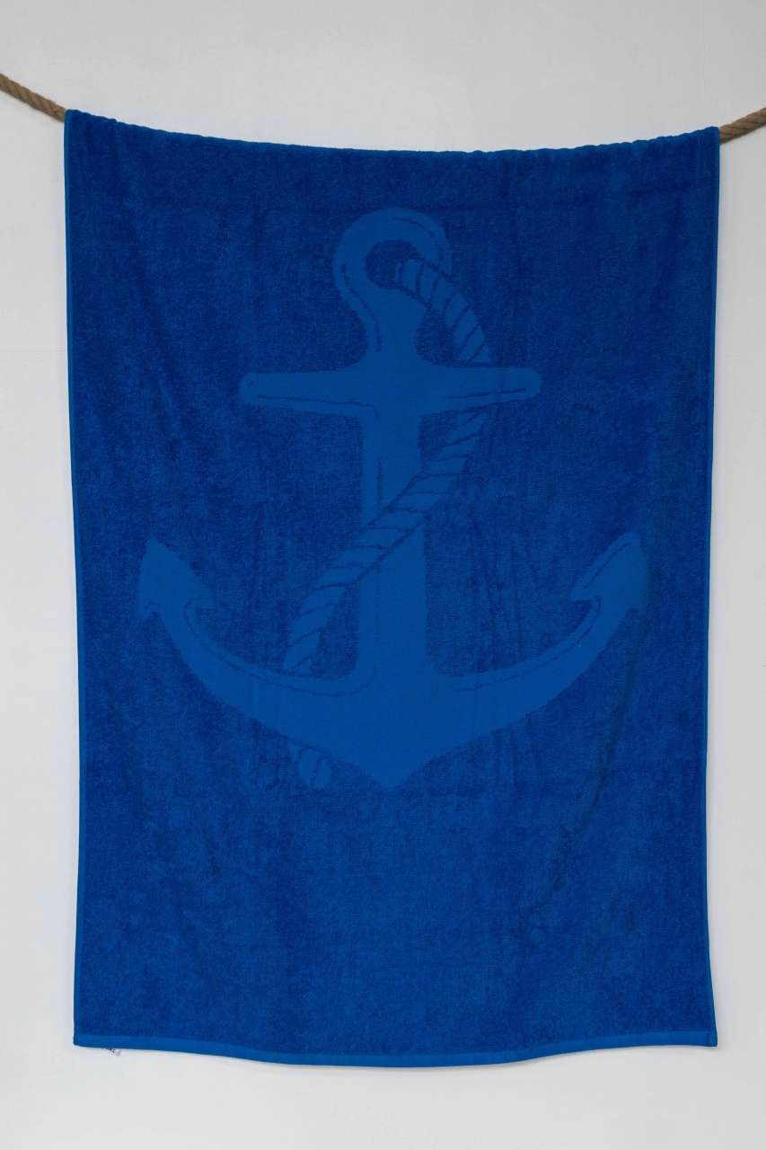 OLIMA „ANCHOR” JACQUARD BEACH TOWEL