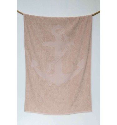 OLIMA „ANCHOR” JACQUARD BEACH TOWEL