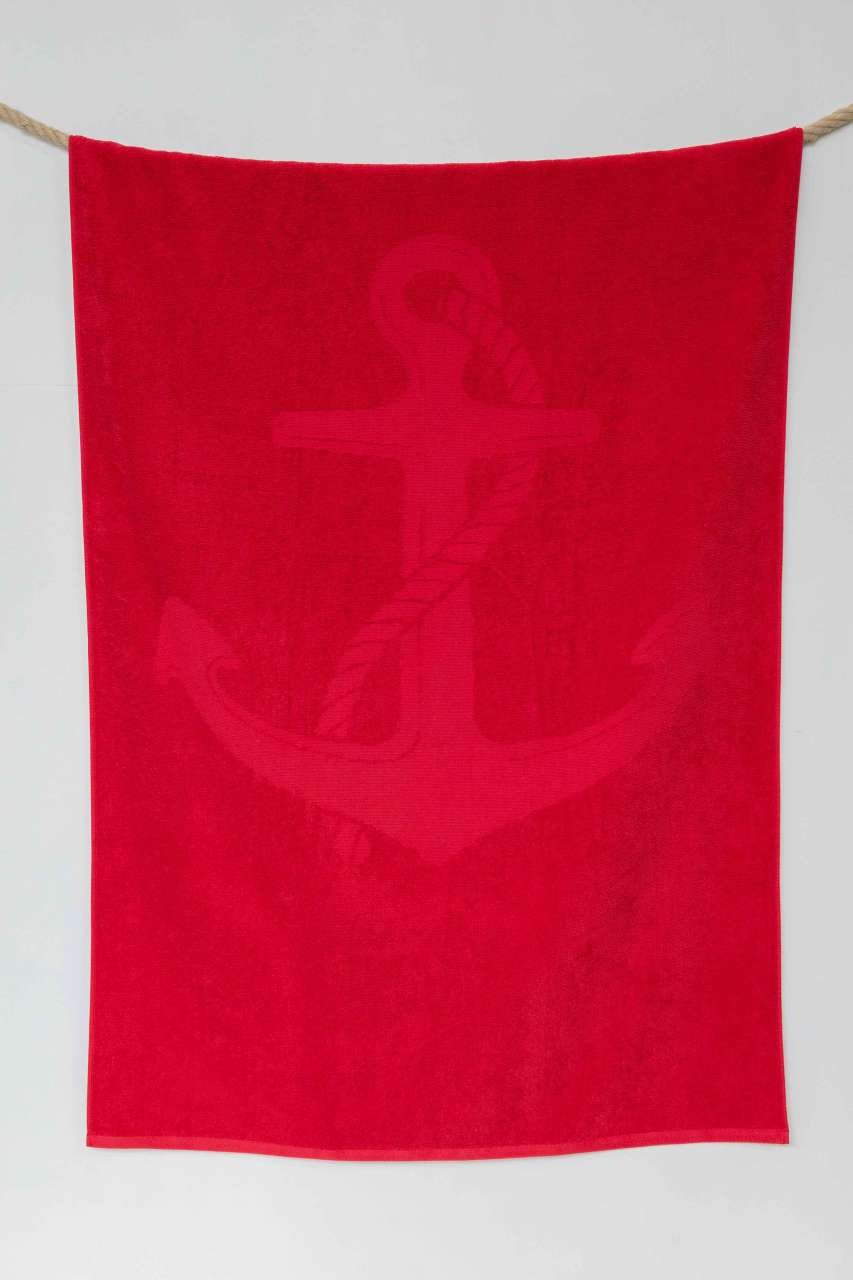 OLIMA „ANCHOR” JACQUARD BEACH TOWEL