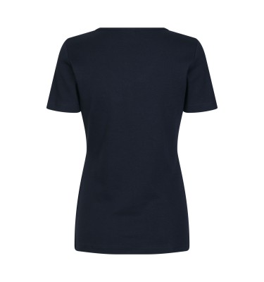 T-shirt Interlock | v-neck | damski