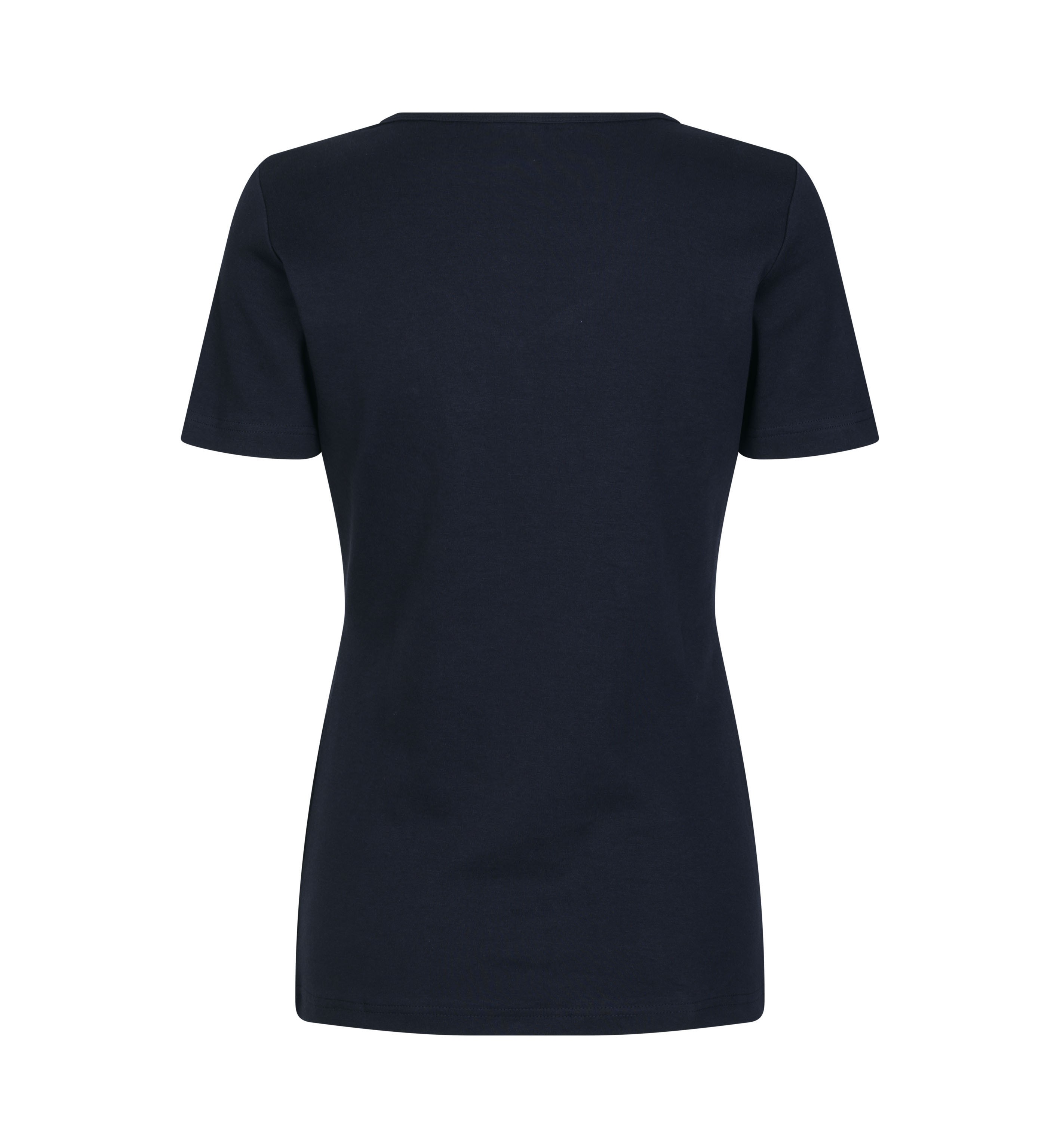 T-shirt Interlock | v-neck | damski