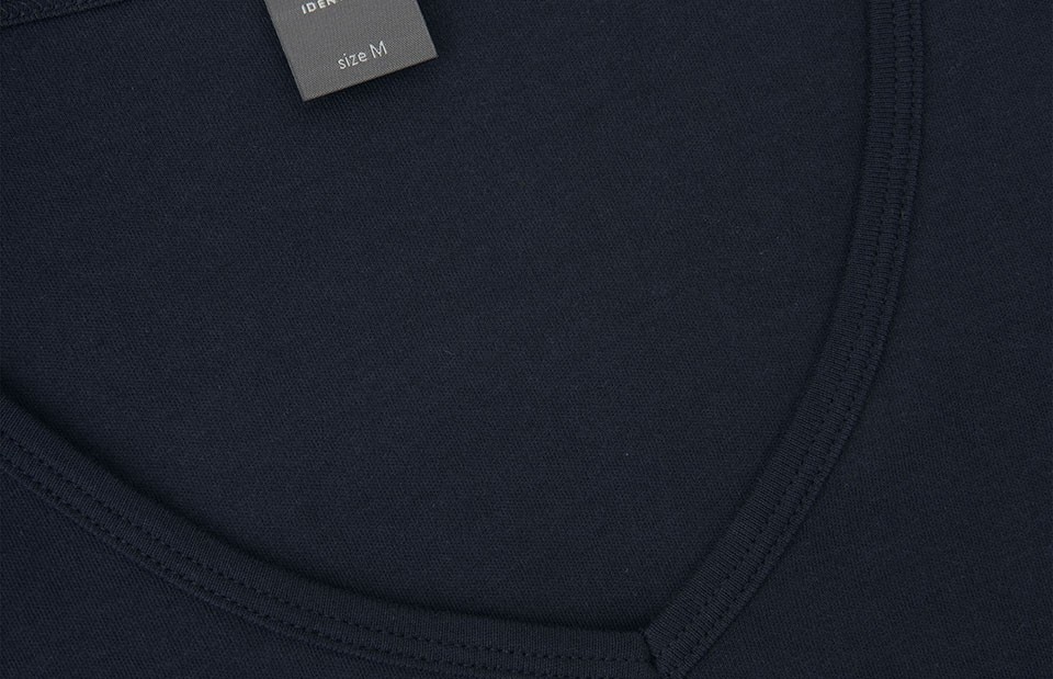 T-shirt Interlock | v-neck | damski