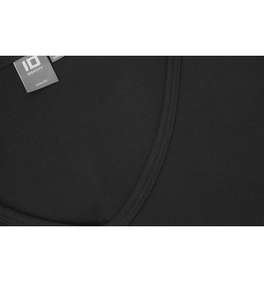 T-shirt Interlock | v-neck | damski