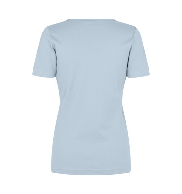 T-shirt Interlock | v-neck | damski