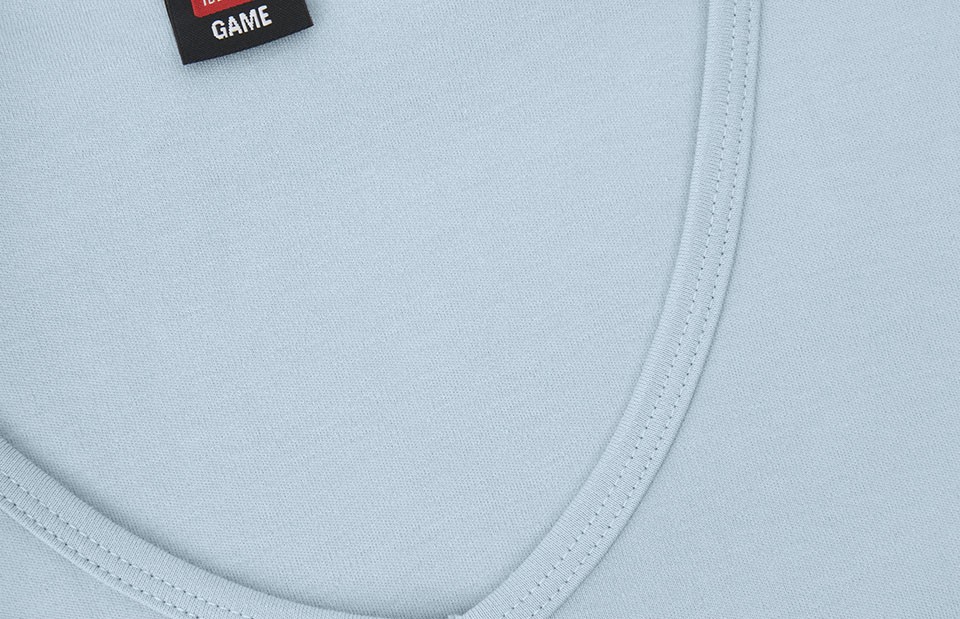 T-shirt Interlock | v-neck | damski