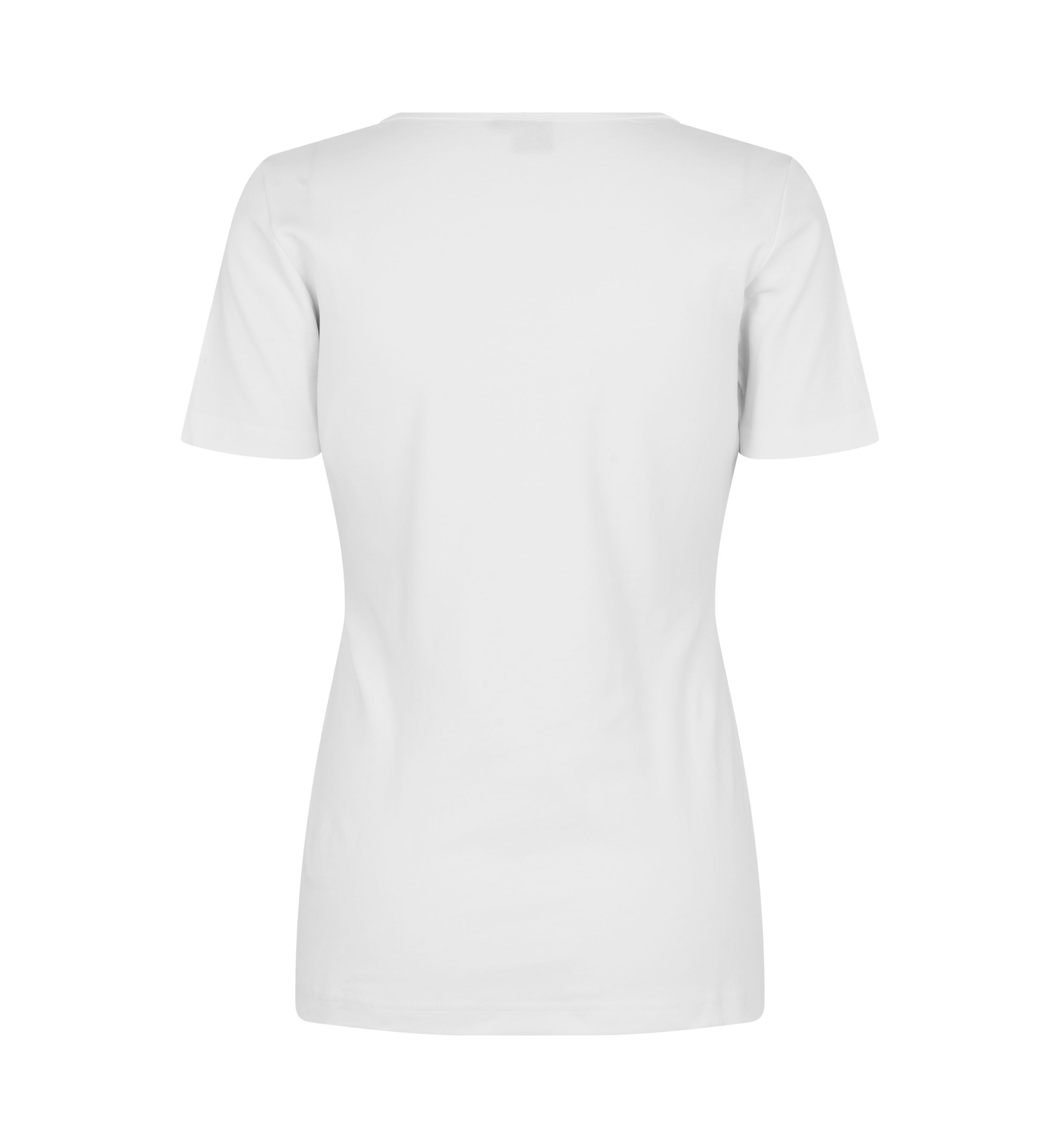 T-shirt Interlock | v-neck | damski