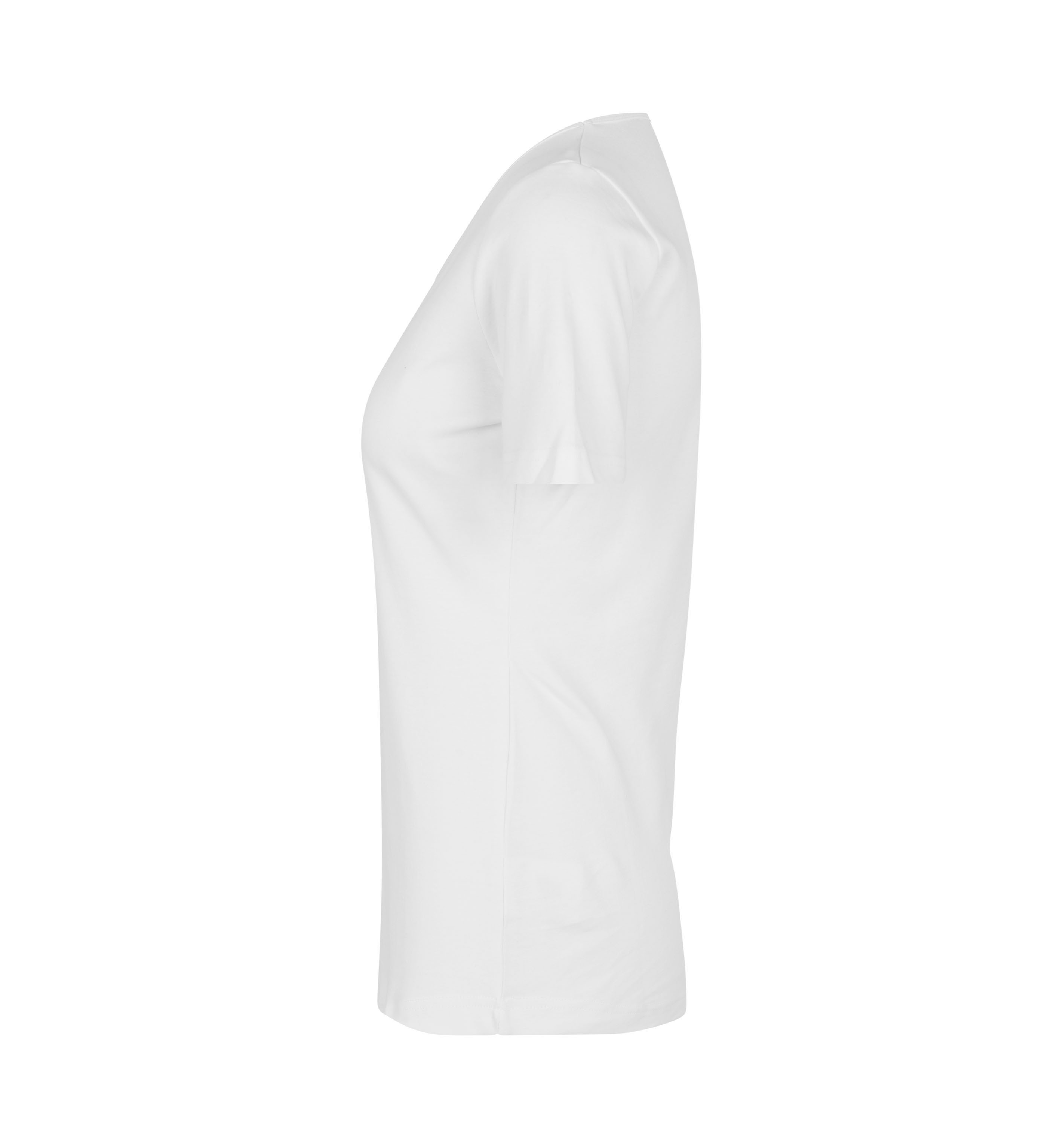 T-shirt Interlock | v-neck | damski