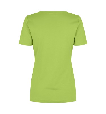 T-shirt Interlock | v-neck | damski