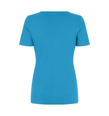 T-shirt Interlock | v-neck | damski