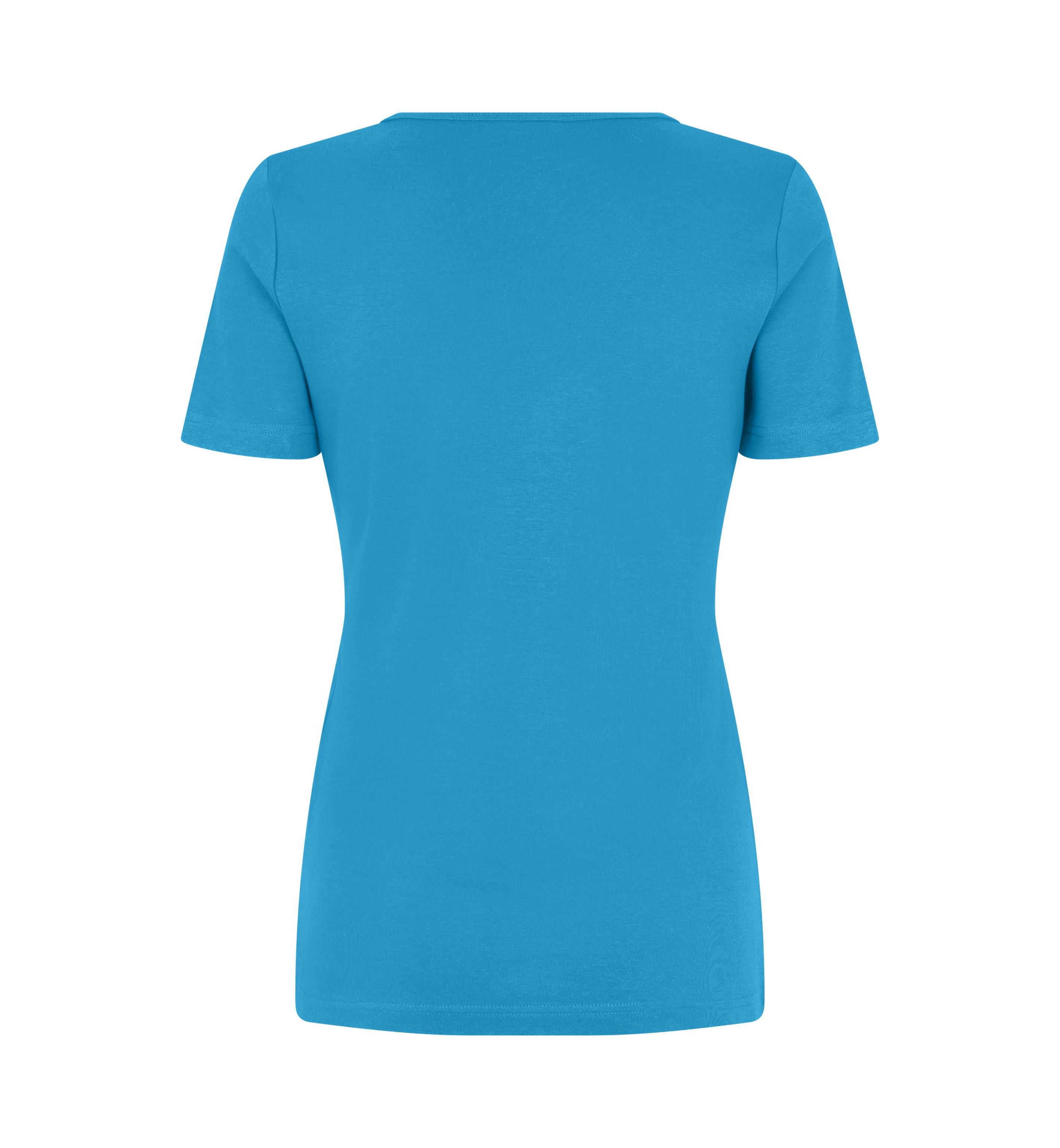 T-shirt Interlock | v-neck | damski