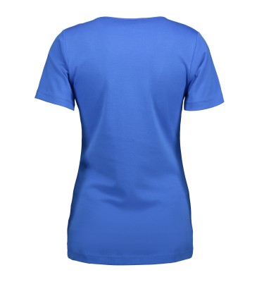 T-shirt Interlock | v-neck | damski