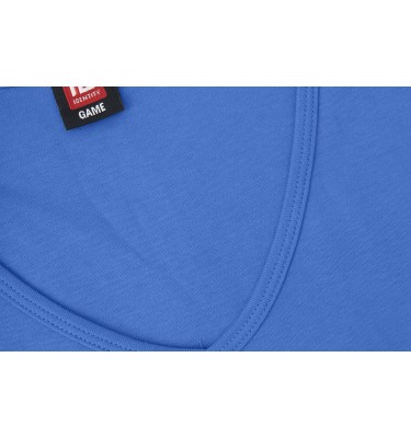 T-shirt Interlock | v-neck | damski