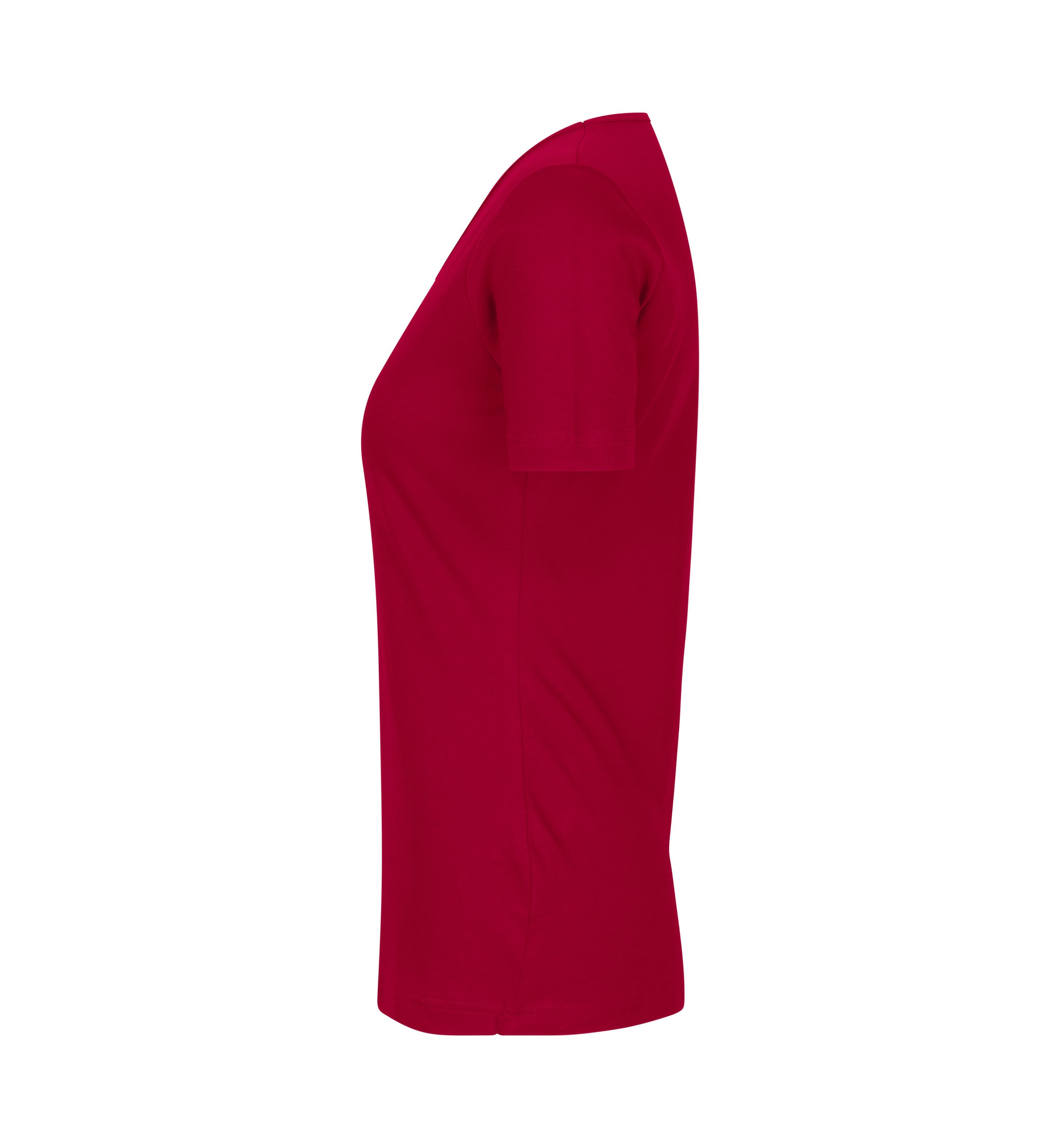 T-shirt Interlock | v-neck | damski